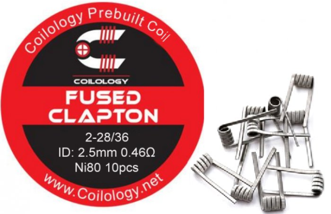 Coilology Fused Clapton předmotané spirálky Ni80 0,46ohm 10ks