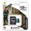 Kingston paměťová karta 128GB microSDXC Canvas Go Plus 170R A2 U3 V30 Card + ADP