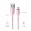 DATOVÝ KABEL SWISSTEN TEXTILE II USB / LIGHTNING 1,5 M RŮŽOVÝ