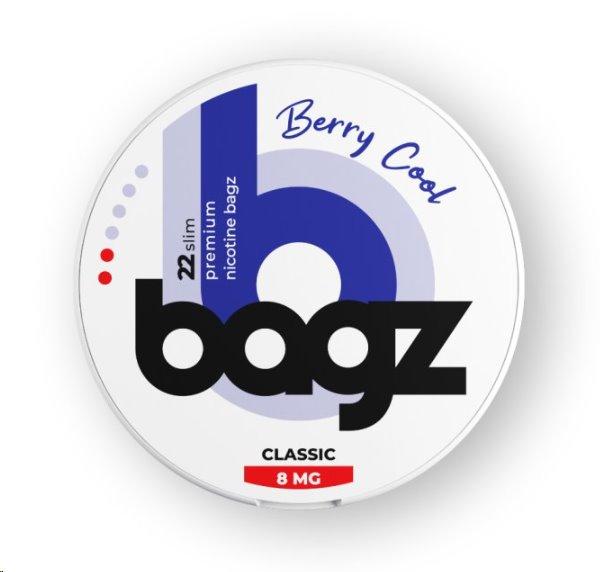 Bagz BERRY COOL (Chladivé bobule) 8mg - Nikotinové sáčky Bagz BERRY COOL (Chladivé bobule) 8mg - Nikotinové sáčky