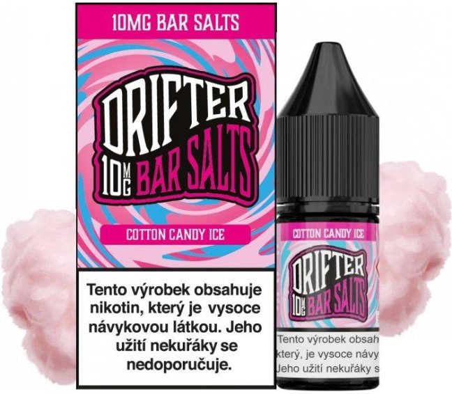 DRIFTER BAR SALTS COTTON CANDY ICE 10ML - 10MG DRIFTER BAR SALTS COTTON CANDY ICE 10ML - 10MG