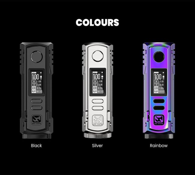 BD Vape Mod Rayden 100 V2 Black