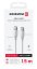 DATOVÝ KABEL SWISSTEN TEXTILE II USB-C / USB-C 1,5 M BÍLÝ