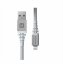 DATOVÝ KABEL SWISSTEN KEVLAR USB / LIGHTNING 1,5 M BÍLÝ