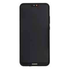 LCD Display + Dotyková Deska + Přední Kryt Huawei P20 Lite Black