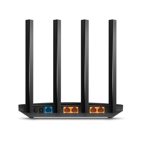 TP-LINK "AC1200 Dual-Band Wi-Fi RouterSPEED: 300 Mbps at 2.4 GHz + 867 Mbps at 5 GHzSPEC: 4× Antennas, 1× Gigabit WAN
