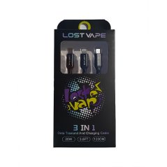 Lost Vape 3v1 napájecí kabel 20W 120cm