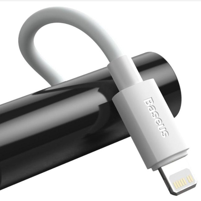 Baseus TZCATLZJ-02 Simple Wisdom Kabel Kit USB-C to Lightning 20W 1.5m (2ks set) )White