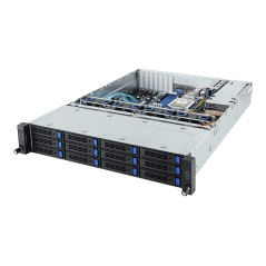 Gigabyte server R271-Z00 SP3 (7003), 8x DDR4 DIMM, 12x 3,5+2x 2,5, M.2, 2x 1GbE i350+OCP, IPMI, 2x 550W plat