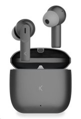 Ksix Meteor bezdrátová sluchátka, 4+28 h, šedá