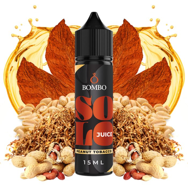 Příchuť Bombo Solo Juice S&V 15ml Peanut Tobacco (Tabák s arašídy)