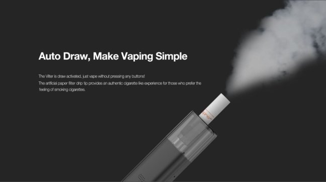Aspire Vilter - Pod Kit - 450mAh (Champagne)