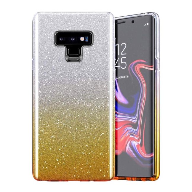 Back Case BLING - SAMSUNG GALAXY A02s Gold