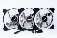 1stCOOL KIT AURA EVO 1 ARGB, 3x Dual Ring 120mm ventilátor + ARGB radič