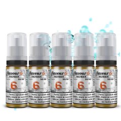 Flavourit HALFBACK - nikotinový booster - 50/50 - 5x10ml - 6mg
