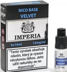 NIKOTINOVÁ BÁZE IMPERIA VELVET PG20-VG80 5X10ML-12MG