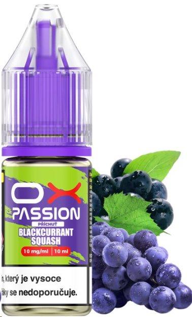 LIQUID OXVA OX PASSION SALTS BLACKCURRANT SQUASH 10ML - 10MG