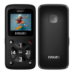 EVOLVEO EasyPhone ID, mobilní telefon pro seniory, černá