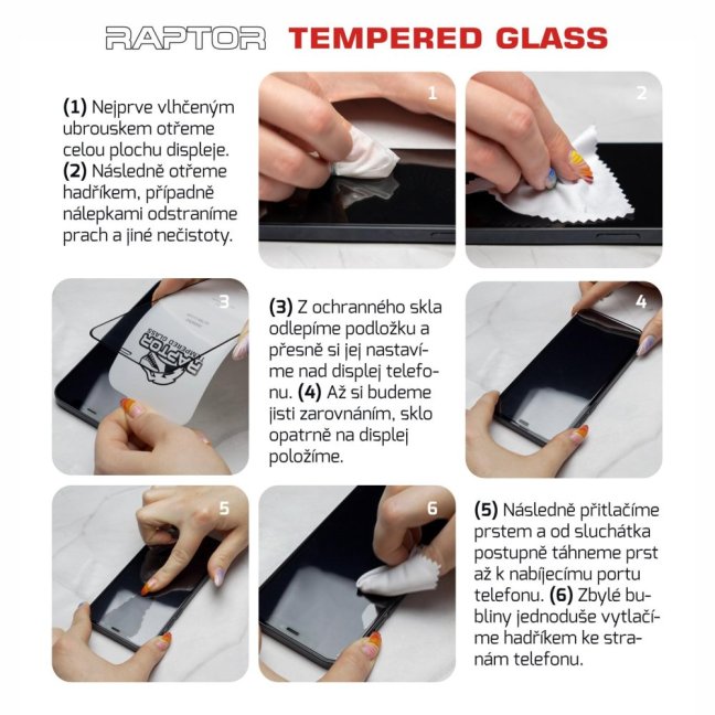 SWISSTEN RAPTOR DIAMOND ULTRA CLEAR 3D TEMPEROVANÉ SKLO PRO APPLE IPHONE 16 PLUS ČERNÉ