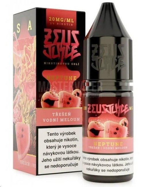 Zeus Juice Salt - E-liquid - Neptune (vodní meloun, třešeň) - 10ml - 20mg
