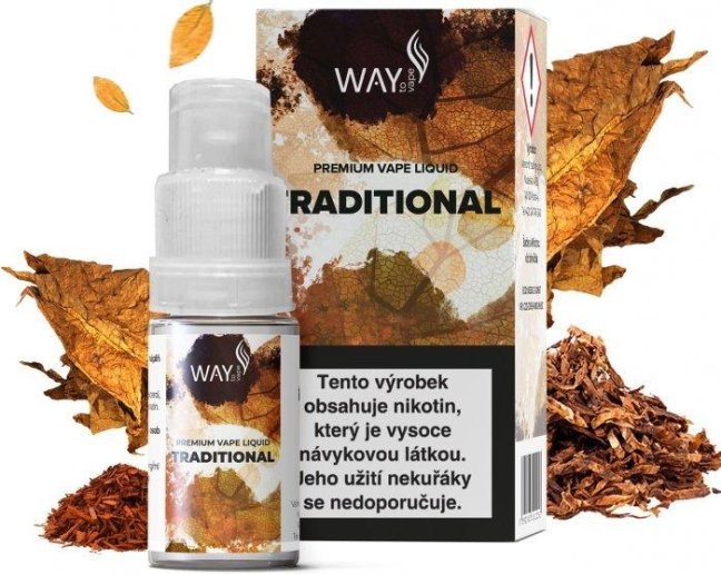 LIQUID WAY TO VAPE TRADITIONAL 10ML-6MG
