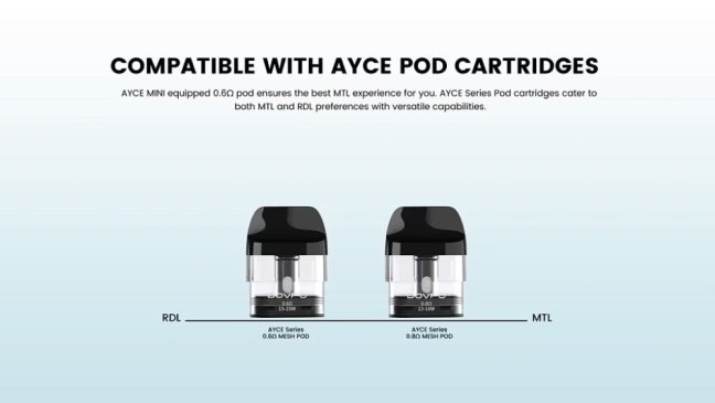 Dovpo Ayce Mini - Pod kit - 1000 mAh - Nacre Purple Red