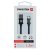 DATOVÝ KABEL SWISSTEN TEXTILE USB / USB-C 1,2 M ČERNÝ
