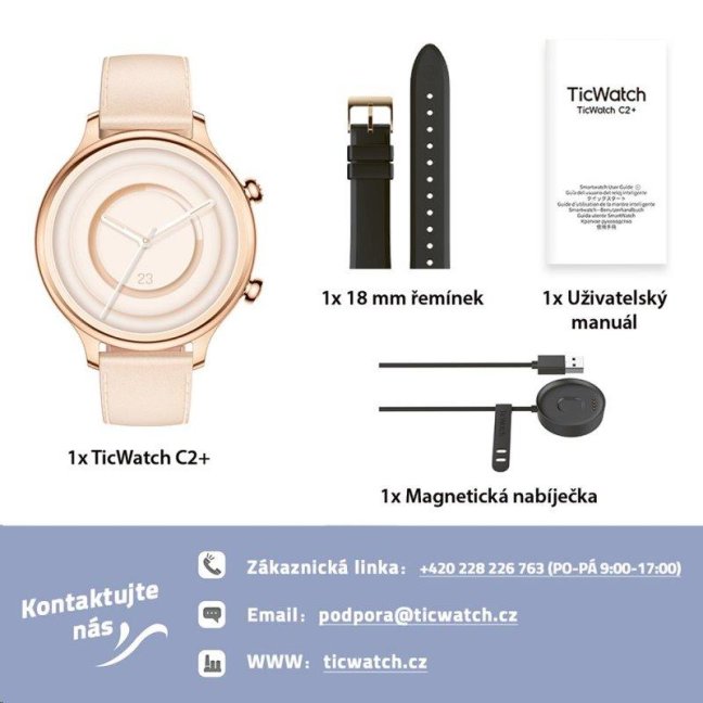 TicWatch C2+ Rose Gold