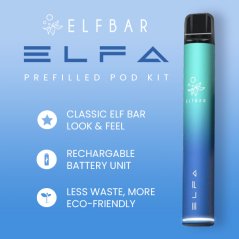 Elf Bar ELFA Pod - Starter Kit - 500mAh - Blueberry Sour Raspberry - 20mg