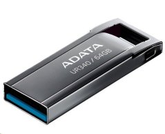ADATA UR340/64GB/USB 3.2/USB-A/Černá