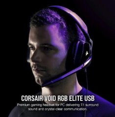 Corsair herní sluchátka Void ELITE RGB Carbon