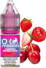 LIQUID OXVA OX PASSION SALTS STRAWBERRY RASPBERRY CHERRY 10ML - 20MG