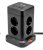 NABÍJECÍ STANICE HUSLOG 15W 8XZÁSUVKA, 2XUSB-C, 2XUSB ČERNÁ
