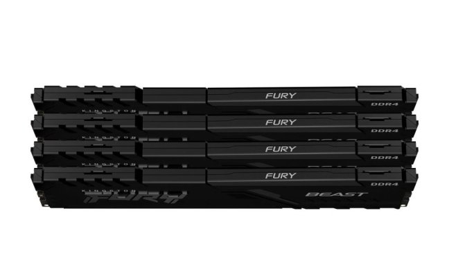 Kingston FURY Beast DDR4 128GB (Kit 4x32GB) 3200MHz DIMM CL16 černá