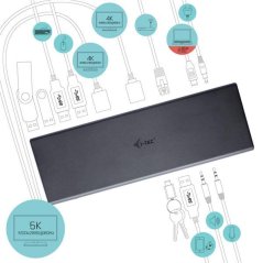 i-tec USB 3.0 / USB-C 5K Univerzalna dualna dokovaca stanica