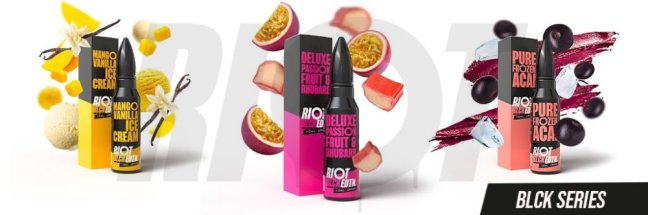 Riot BLCK EDTN - S&V - Ledový broskvový čaj - 10ml