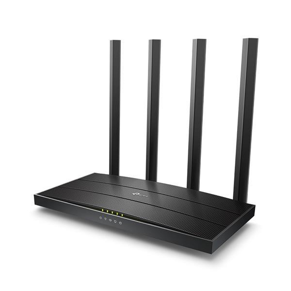 TP-LINK "AC1200 Dual-Band Wi-Fi RouterSPEED: 300 Mbps at 2.4 GHz + 867 Mbps at 5 GHzSPEC: 4× Antennas, 1× Gigabit WAN