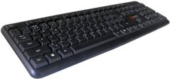 Klasická klávesnice C-TECH CZ/SK KB-102 USB, černá