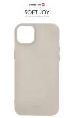 POUZDRO SWISSTEN SOFT JOY PRO APPLE IPHONE 15 PLUS KAMENNĚ ŠEDÉ