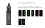 Aspire Finixx - Pod Grip Kit - 80W (Quicksilver)