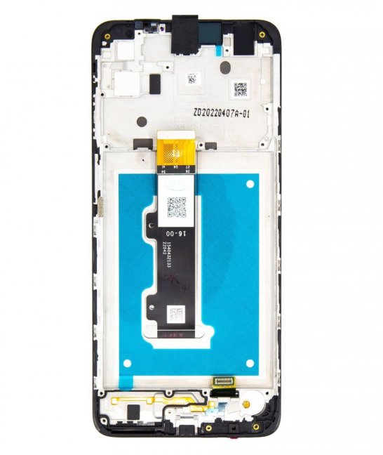 Motorola E32 LCD Display + Dotyková Deska + Přední Kryt (Service Pack)