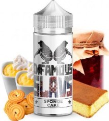 PŘÍCHUŤ INFAMOUS SLAVS SHAKE AND VAPE 20ML SPONGE CAKE