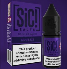 Sic!Salts - Salt e-liquid - Grape - 10ml - 20mg