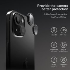 Nillkin CLRFilm Camera Tvrzené Sklo pro Apple iPhone 15/15 Plus Black