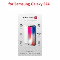 OCHRANNÉ TEMPEROVANÉ SKLO SWISSTEN PRO SAMSUNG S921 GALAXY S24 5G RE 2,5D
