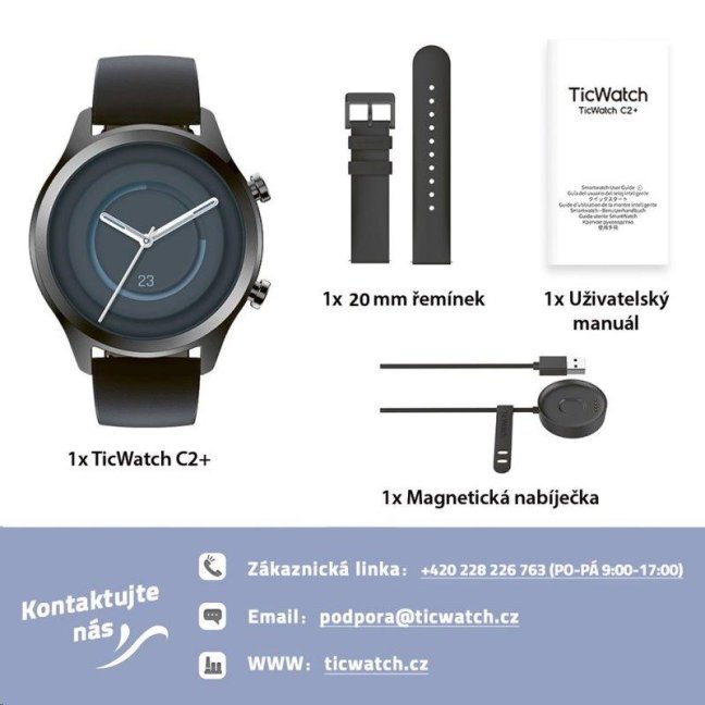TicWatch C2+ Onyx Black