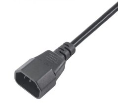 Akyga Napájecí kabel IEC C13/C14 250V/50Hz 1.8m