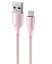 DATOVÝ KABEL SWISSTEN TEXTILE II USB / LIGHTNING 1,5 M RŮŽOVÝ