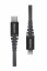 DATOVÝ KABEL SWISSTEN KEVLAR USB-C / LIGHTNING 1,5 M ANTRACIT