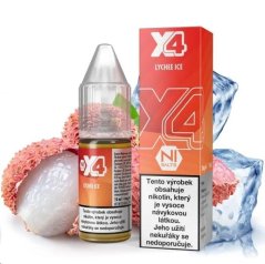 X4 Bar Juice Salt - E-liquid - Lychee ICE (Chladivé liči) - 20mg